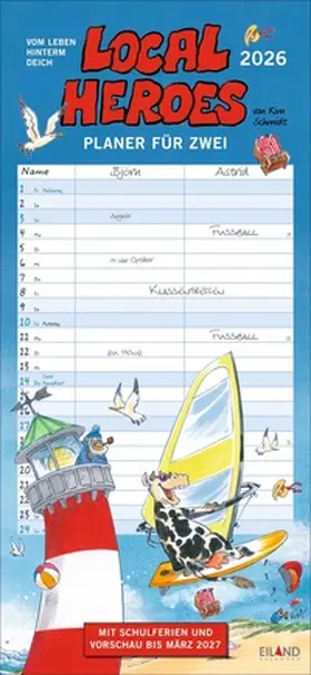  Local heroes Planer für zwei 2026 | Sonstiges |  Sack Fachmedien