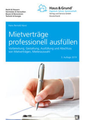 Horst | Mietverträge professionell ausfüllen | Buch | 978-3-96434-003-0 | sack.de