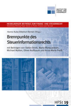 Kube / Reimer / Brink | Brennpunkte des Steuerinformationsrechts | Buch | 978-3-96543-376-2 | sack.de