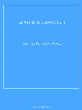 Ramuz |  Le Règne de l'Esprit malin | eBook | Sack Fachmedien