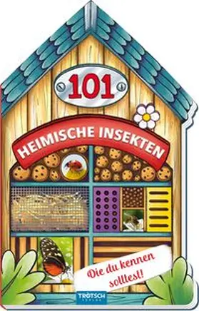  Trötsch Buch in Hausform 101 Heimische Insekten von A bis Z, die du kennen solltest | Buch |  Sack Fachmedien