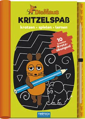  Trötsch Die Maus Kritzelspaß Kratzbuch | Buch |  Sack Fachmedien