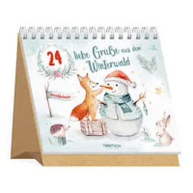  Trötsch Adventskalender 24 liebe Grüße aus dem Winterwald Aufstellkalender | Sonstiges |  Sack Fachmedien