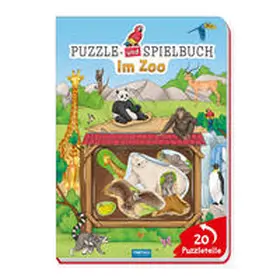  Trötsch Puzzlebuch Spielbuch Im Zoo | Buch |  Sack Fachmedien
