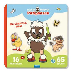  Trötsch Unser Sandmännchen Malbuch Stickermalbuch Pittiplatsch | Buch |  Sack Fachmedien