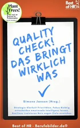 Janson |  QualityCheck! Das bringt wirklich was | eBook | Sack Fachmedien