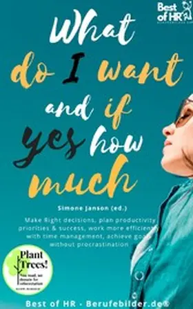 Janson |  What do I Want & if so How Much | eBook | Sack Fachmedien