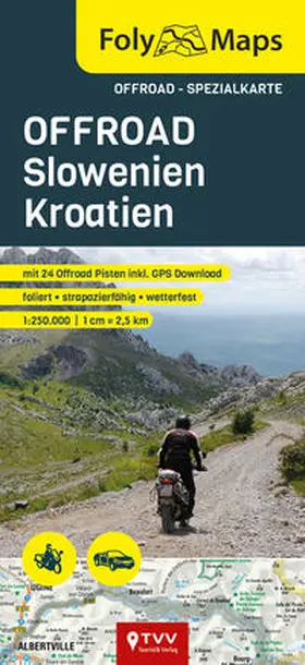 Schmitz |  FolyMaps OFFROAD Slowenien Kroatien 1:250 000 | Sonstiges |  Sack Fachmedien