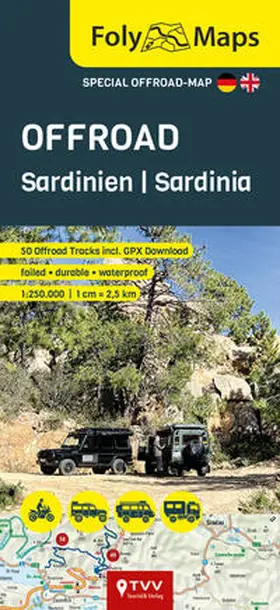  FolyMaps OFFROAD Sardinien 1:250 000 | Sonstiges |  Sack Fachmedien
