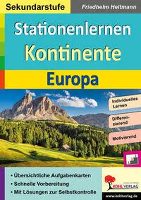 Heitmann |  Stationenlernen Kontinente / Europa | Buch |  Sack Fachmedien