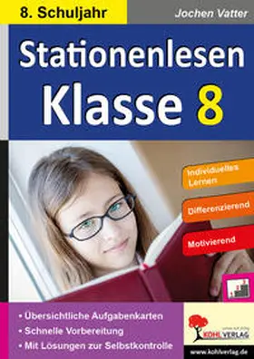 Vatter |  Stationenlesen Klasse 8 | eBook | Sack Fachmedien