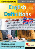 Thierfelder |  English Definitions | eBook | Sack Fachmedien