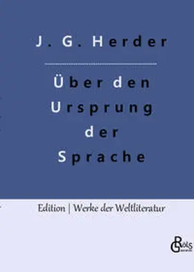 Herder / Gröls-Verlag |  Abhandlung über den Ursprung der Sprache | Buch |  Sack Fachmedien
