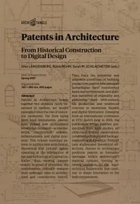 Langenberg / Rehm / Schlachetzki |  Patents in Architecture | Buch |  Sack Fachmedien