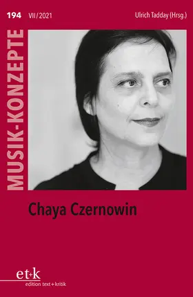 Tadday | Chaya Czernowin | Buch | 978-3-96707-393-5 | sack.de