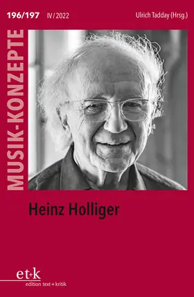 Tadday |  Heinz Holliger | Buch |  Sack Fachmedien