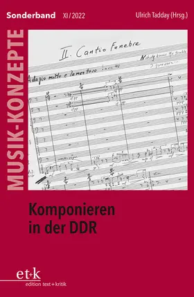 Tadday | Musik der DDR? | Buch | 978-3-96707-678-3 | www.sack.de