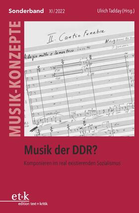 Tadday | Musik der DDR? | E-Book | sack.de