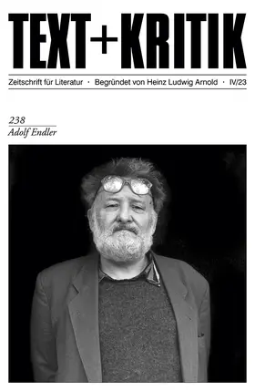 Arnold |  Adolf Endler | Buch |  Sack Fachmedien