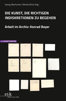 Oberhumer / Rinck |  DIE KUNST, DIE RICHTIGEN INDISKRETIONEN ZU BEGEHEN | Buch |  Sack Fachmedien