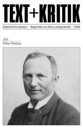 Arnold |  Oskar Panizza | Buch |  Sack Fachmedien