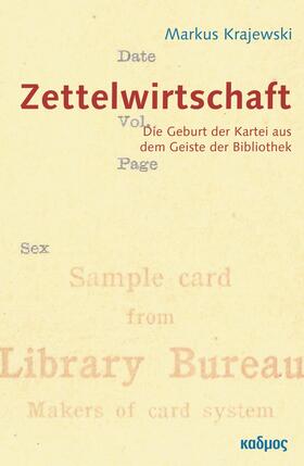 Krajewski | ZettelWirtschaft | E-Book | sack.de