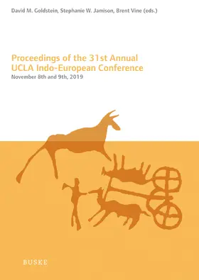 Goldstein / Jamison / Vine |  Proceedings of the 31st Annual UCLA Indo-European Conference | Buch |  Sack Fachmedien