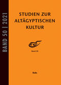 Kahl / Kloth |  Studien zur Altägyptischen Kultur Band 50 | Buch |  Sack Fachmedien