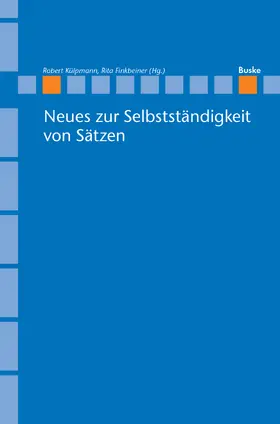 Finkbeiner / Külpmann |  Neues zur Selbstständigkeit von Sätzen | eBook | Sack Fachmedien