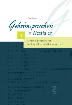 Siewert |  Geheimsprachen in Westfalen 1 | Buch |  Sack Fachmedien