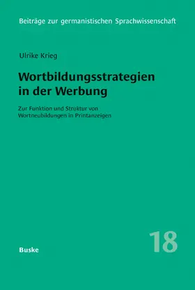 Krieg-Holz |  Wortbildungsstrategien in der Werbung | eBook | Sack Fachmedien