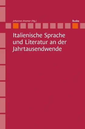 Kramer |  Italienische Sprache und Literatur an der Jahrtausendwende | eBook | Sack Fachmedien