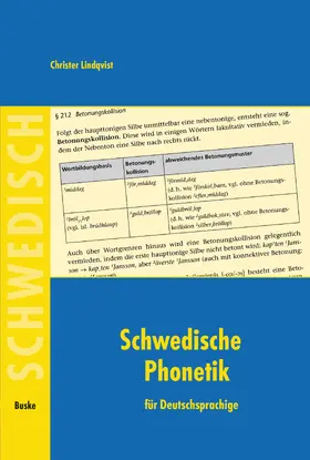 Lindqvist |  Schwedische Phonetik | Buch |  Sack Fachmedien