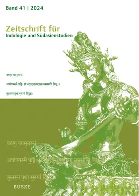 Harder / Hüsken |  Zeitschrift für Indologie und Südasienstudien, Band 41 (2024) | eBook | Sack Fachmedien