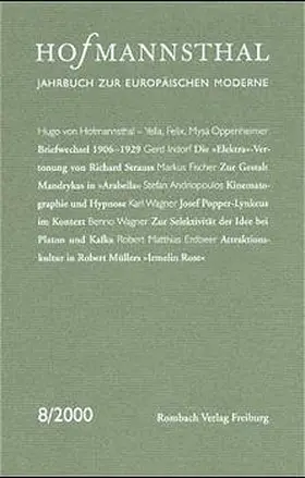 Neumann / Renner / Schnitzler |  Hofmannsthal Jahrbuch zur Europäischen Moderne | Buch |  Sack Fachmedien