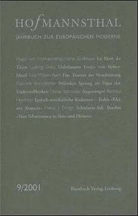 Neumann / Renner / Schnitzler |  Hofmannsthal Jahrbuch zur Europäischen Moderne | Buch |  Sack Fachmedien