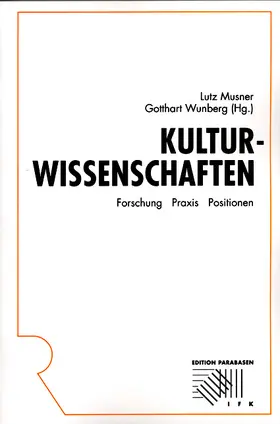 Musner / Wunberg |  Kulturwissenschaften | Buch |  Sack Fachmedien