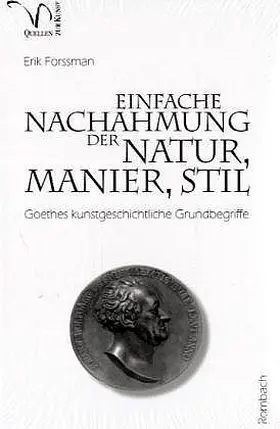 Forssman |  Einfache Nachahmung der Natur, Manier, Stil | Buch |  Sack Fachmedien
