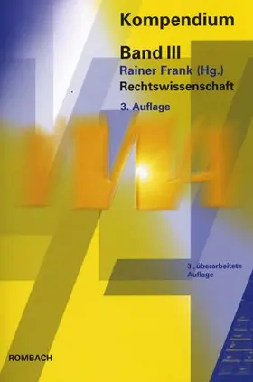 Frank |  Rechtswissenschaft | Buch |  Sack Fachmedien