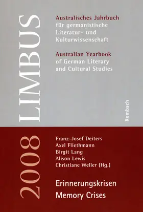 Deiters / Fliethmann / Lang |  Limbus – Australisches Jahrbuch für germanistische Literatur- und Kulturwissenschaft | Buch |  Sack Fachmedien