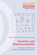 Hochradner / Reinhardt |  Inventar und Werkverzeichnis | Buch |  Sack Fachmedien