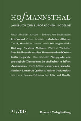 Bergengruen / Neumann / Renner | Hofmannsthal Jahrbuch zur Europäischen Moderne | Buch | 978-3-96821-455-9 | sack.de