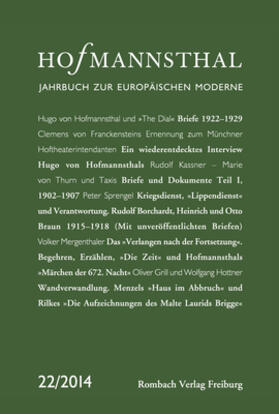 Bergengruen / Neumann / Renner | Hofmannsthal Jahrbuch zur Europäischen Moderne | Buch | sack.de