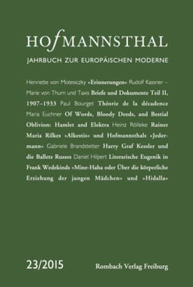 Bergengruen / Neumann / Renner | Hofmannsthal Jahrbuch zur Europäischen Moderne | Buch | 978-3-96821-529-7 | sack.de