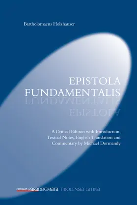 Dormandy |  Epistola Fundamentalis | Buch |  Sack Fachmedien