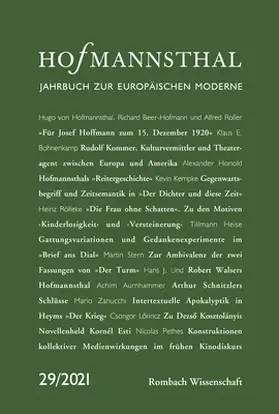 Bergengruen / Honold / Renner |  Hofmannsthal - Jahrbuch zur europäischen Moderne | Buch |  Sack Fachmedien