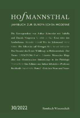 Bergengruen / Honold / Renner |  Hofmannsthal - Jahrbuch zur europäischen Moderne | eBook | Sack Fachmedien