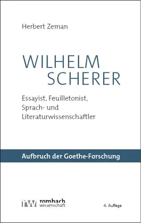 Zeman |  Wilhelm Scherer | Buch |  Sack Fachmedien