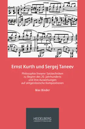 Binder |  Ernst Kurth und Sergej Taneev | Buch |  Sack Fachmedien