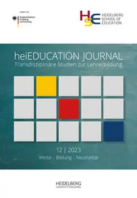 Dietz / Deger |  heiEDUCATION¿JOURNAL / Werte - Bildung - Neutralität | Buch |  Sack Fachmedien
